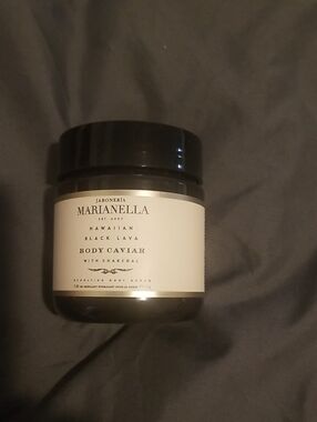 Marianella Hawaiian Black Lava Body Caviar Exfoliant - Black